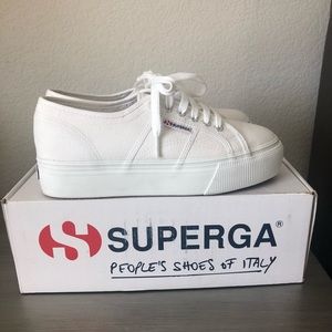 SUPERGA 2790 COTW White Women’s Platform sneaker
